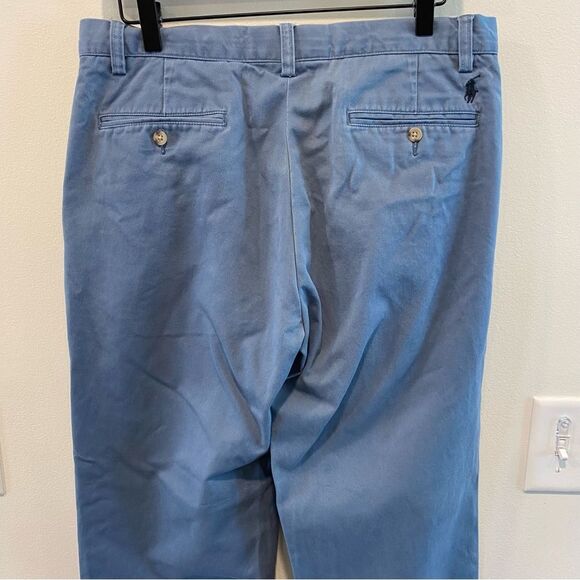 Polo Ralph Lauren Preston pant men's size 32/32 100% cotton chinos blue - Picture 6 of 15